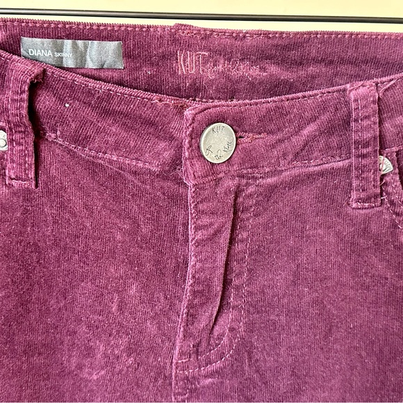 Kut From The Kloth Diana Skinny Cords Size 12 - Picture 5 of 9